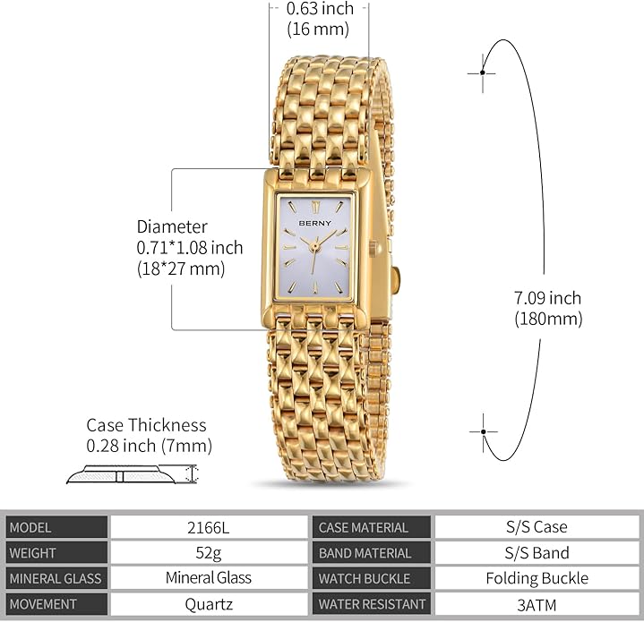 Classic Gold-Plated Women’s Watch